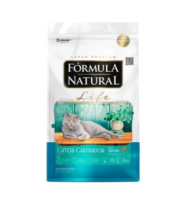 Ração Fórmula Natural Life Gatos Castrados Salmão